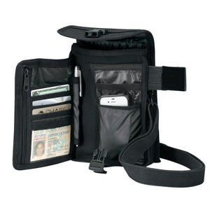 Black Canvas Travel Portfolio Bag