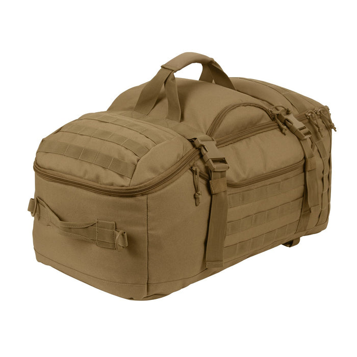 Coyote Brown Tactical 3-In-1 Convertible Mission Bag