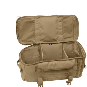 Coyote Brown Tactical 3-In-1 Convertible Mission Bag