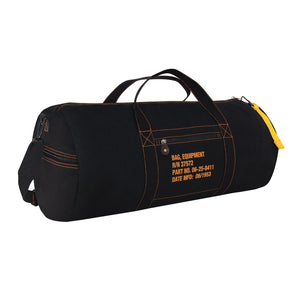 Black 24" Canvas Equipment Bag