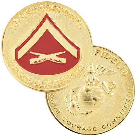 USMC Lance Corporal Challenge Coin
