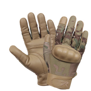 Multicam Tactical Hard Knuckle Cut Gloves
