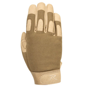 Coyote Brown Lightweight Mechanic All Purpose Duty Gloves