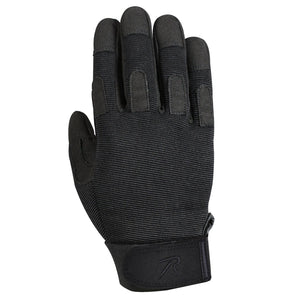 Black Lightweight Mechanic All Purpose Duty Gloves
