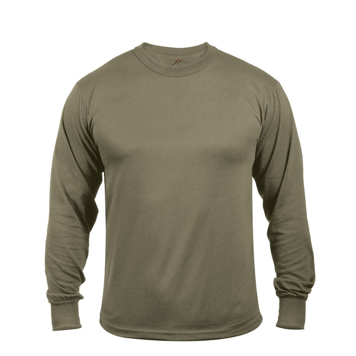 Coyote Brown Moisture Wicking Long Sleeve T-Shirt