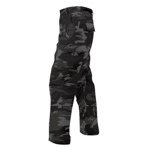 Black Camo Twill Tactical BDU Pants