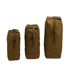 Olive Drab Heavyweight Top Load Cotton Canvas Duffle Bag