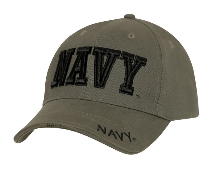 Deluxe Navy Low Profile Cap - Green