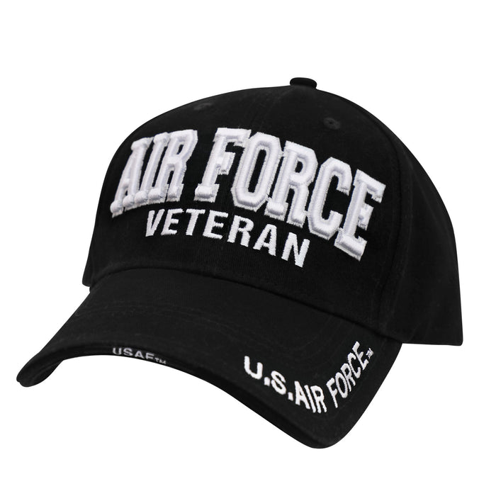 Deluxe Low Profile Air Force Veteran Cap
