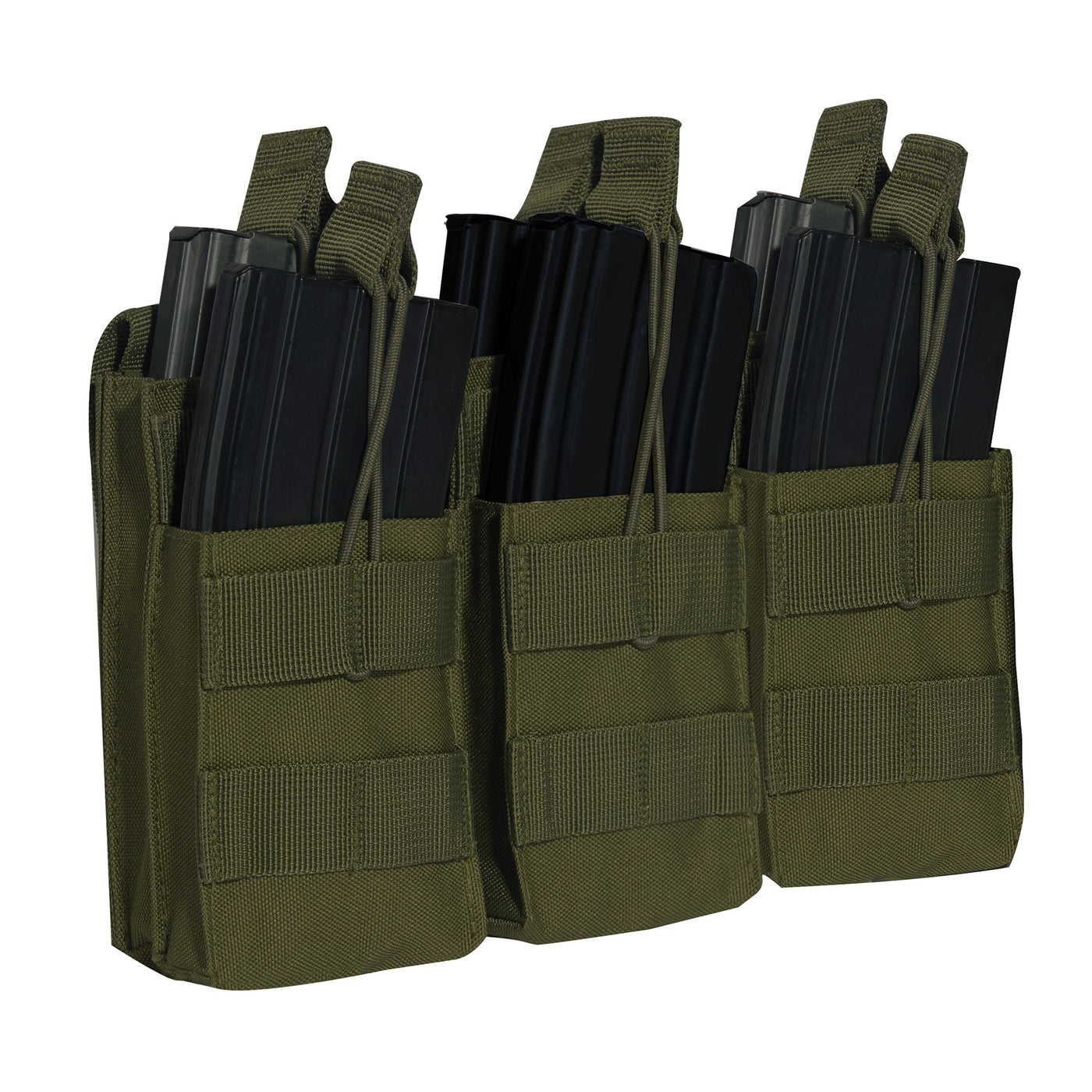 Grand étui à Pistolet Croisé Olive MOLLE - Pour Main Gauche Grand étui à Pistolet Croisé Olive MOLLE - Pour Main Gauche