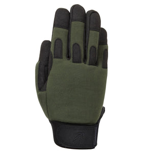 Olive Drab Lightweight Mechanic All Purpose Duty Gloves