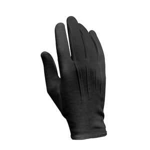 Black Military Parade Gloves 100% Cotton