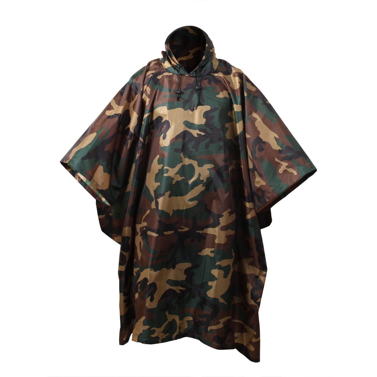 Vintage U.S. Military GI Tri-colored Woodland Poncho high quality