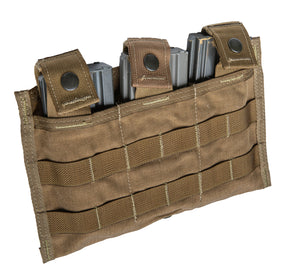 USMC MOLLE M4/M16 Triple-Magazine Pouch Coyote Brown USED