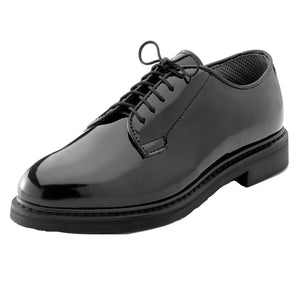 High Gloss Navy Oxford Shoe