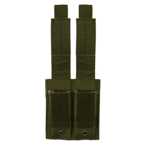 Olive Drab MOLLE Double Pistol Mag Pouch
