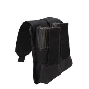 Black MOLLE Universal Double Rifle Mag Pouch