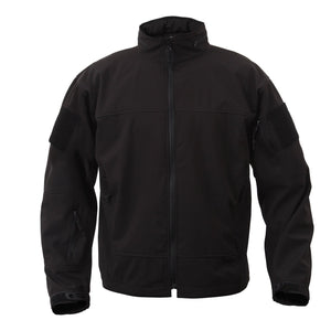 Black Covert Ops Lightweight Soft Shell Jacket