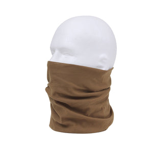 Coyote Brown Multi-Use Neck Gaiter and Face Covering Tactical Wrap