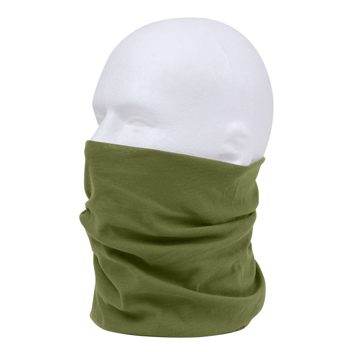 Olive Drab Multi-Use Neck Gaiter and Face Covering Tactical Wrap