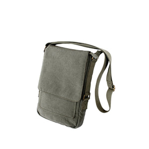Olive Drab Vintage Canvas Military Tech Bag