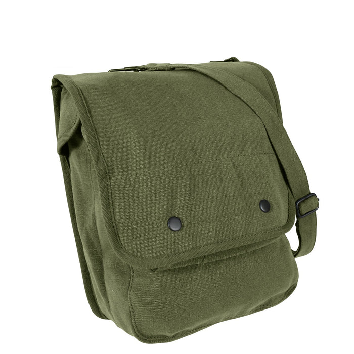 Olive Drab Canvas Map Case Shoulder Bag