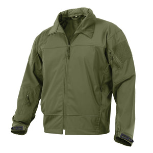 Olive Drab Covert Ops Lightweight Soft Shell Jacket
