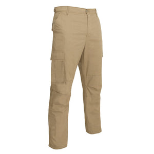 Khaki Rip-Stop Tactical BDU Pants