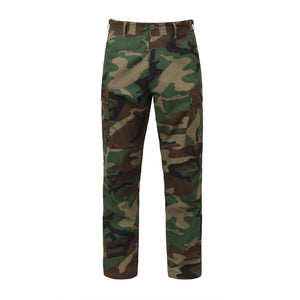 Woodland Camo Rip-Stop Tactical BDU Pants