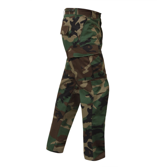 Woodland Camo Rip-Stop Tactical BDU Pants