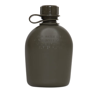 Olive Drab G.I. 3 Piece 1 QT. Canteen with Clip
