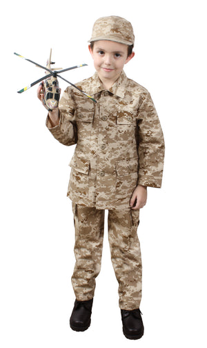 Kids Desert Marpat Marine Corps Camo BDU Shirts