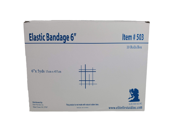 Elastic Bandage 6″ x 5yds 10 Count Bag