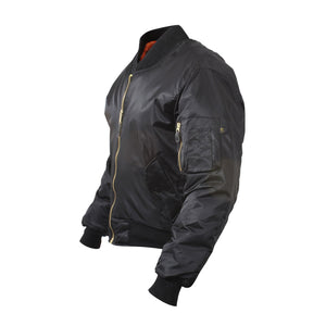 Black MA-1 Reversible Flight Jacket