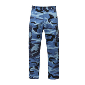 Sky Blue Camo Twill Tactical BDU Pants