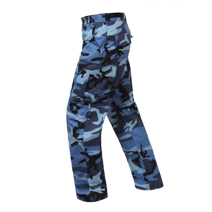 Sky Blue Camo Twill Tactical BDU Pants