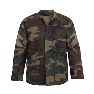 Woodland Camo Twill Tactical BDU Shirt