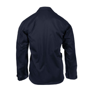 Midnight Navy Blue Poly/Cotton Twill Solid BDU Shirt