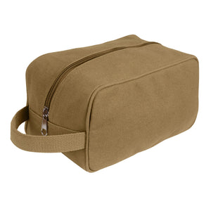 Coyote Brown Canvas Travel Kit