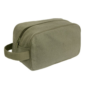 Olive Drab Canvas Travel Kit