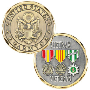 Army Vietnam Medals Challenge Coin