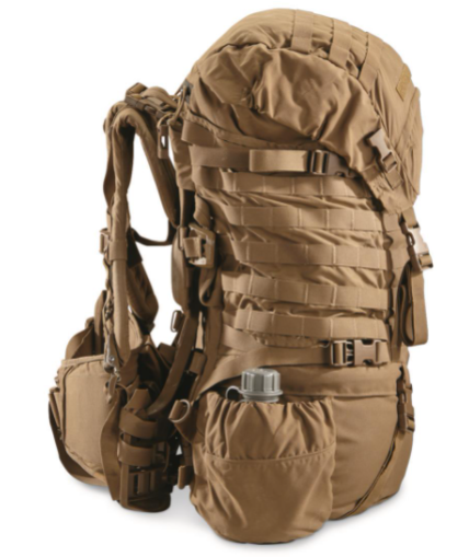 U.S.M.C. Coyote Brown FILBE Large Rucksack w/ Frame USED ...
