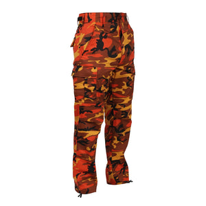 Savage Orange Camo Twill Tactical BDU Pants