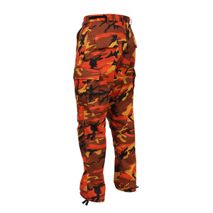 Savage Orange Camo Twill Tactical BDU Pants