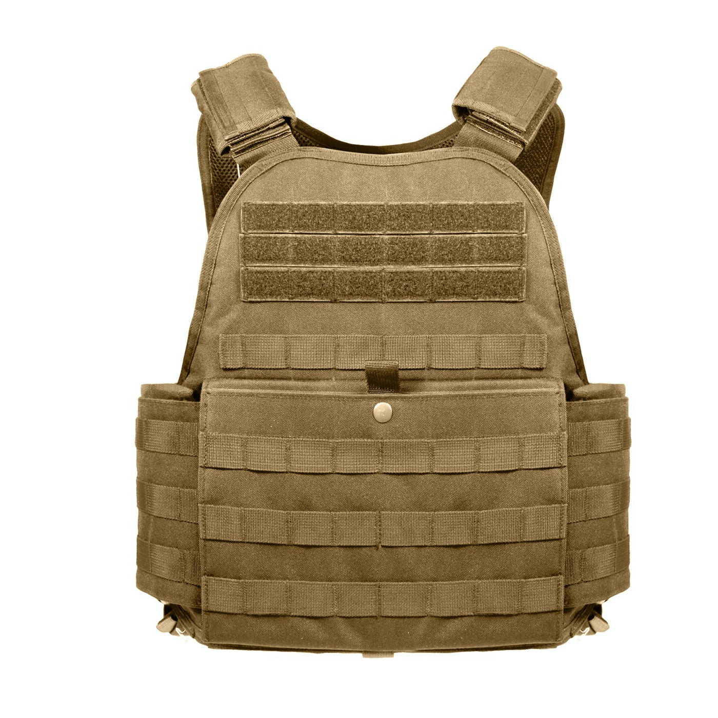Coyote Brown Lightweight MOLLE Plate Carrier Vest – GRANDPOPSARMYNAVY