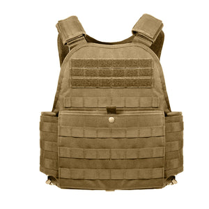 Coyote Brown Lightweight MOLLE Plate Carrier Vest