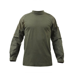Olive Drab Military NYCO FR Fire Retardant Combat Shirt