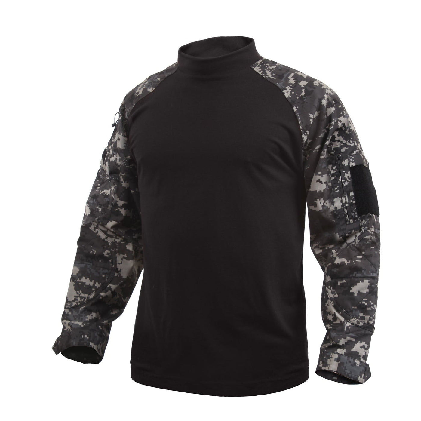 Subdued Urban Digital Camo - Military Long Sleeve T-Shirt