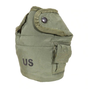 U.S. Military 1 QT ALICE OD Green Canteen Insulated Cover Pouch w/ Canteen USED