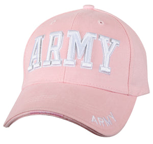 Deluxe Army Embroidered Low Profile Insignia Cap - Pink
